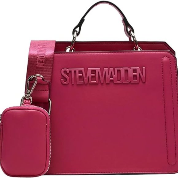 Steve Madden Bevelyn Bag - Fuschia - Picture 1 of 4